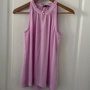 J crew sleeveless pink blouse size 0
